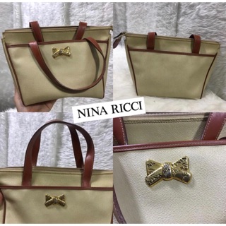 🇫🇷Sale🇫🇷 Nina Ricci กระเป๋าหนังแท้ 💯สภาพดีราคา Sale