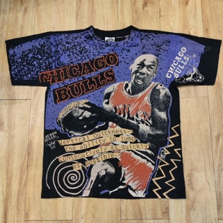 CHICAGO BULLS OVERPRINT AOP BASKETBALL เสื้อบาสเกตบอล เสื้อสกรีนจม