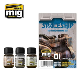 Ammo By MIG - AMIG7444 SPACESHIP SCI-FI WEATHERING SET