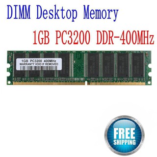 1GB DDR1 400MHz PC1-3200 184pin 2.5V Non-ECC Desktop Low-Density DIMM RAM Memory AD11