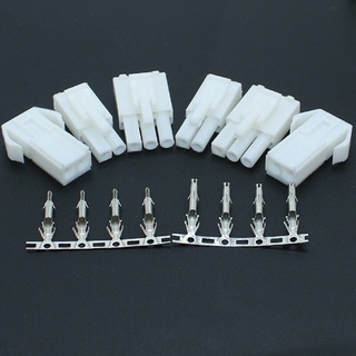 10Sets Automotive connector EL-2/3/4/6/9P Small tamiya Connector 4.5mm EL4.5 Multipole Connectors Male + Female Plug + t