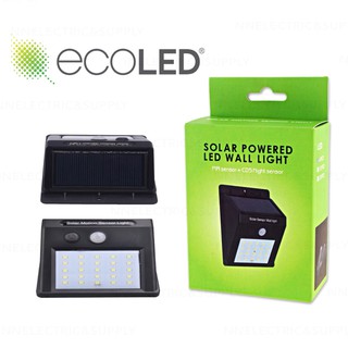 solar light solar cell โคมไฟโซล่าเซล POWERED ตรวจจับความเคลื่อนไหว เปิด/ปิดไฟอัตโนมัติ ชาร์จไฟด้วยพลังงานแสงอาทิตย์