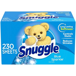 แผ่นอบผ้า Snuggle SuperCare Fabric Softener Dryer Sheets, Lilies and Linen, กล่องละ 200 แผ่น