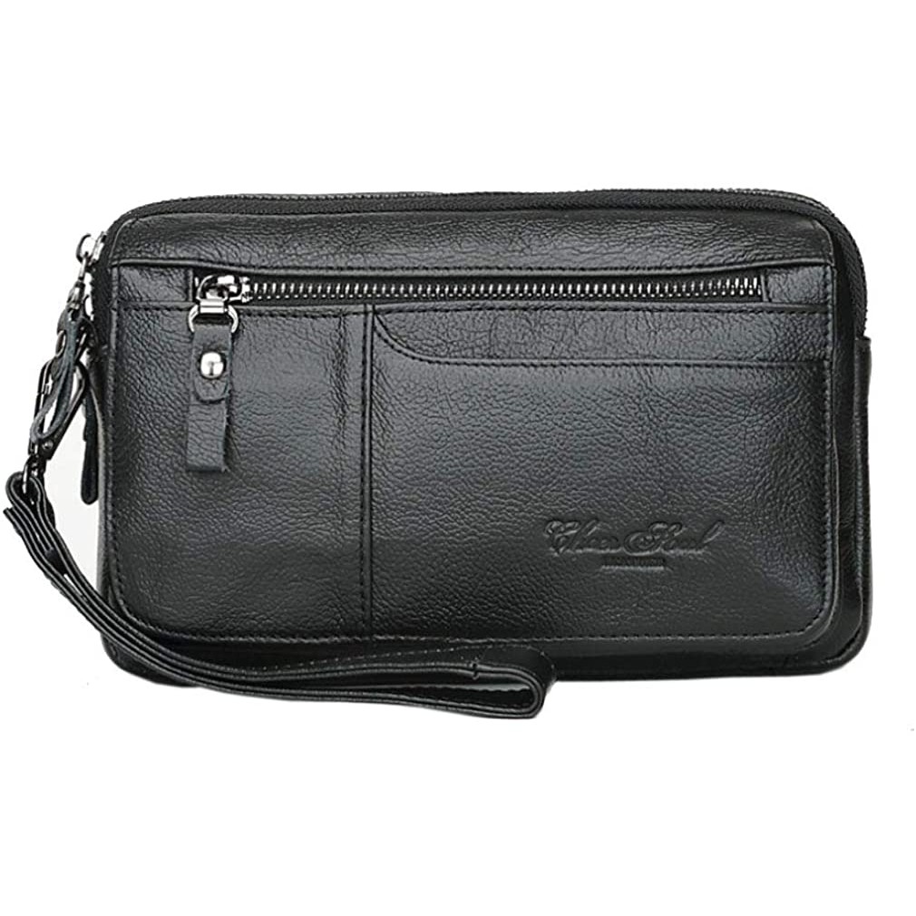 กล้าหาญ บุรุษกระเป๋าคลัทช์หนังยาวกระเป๋าสตางค์ธุรกิจกระเป๋าคลัทช์กระเป๋าถือกระเป๋าข้อมือคลัทช์กระเป๋าสตางค์ออแกไนเซอร์หนังสือเดินทางบัตรเงินสดผู้ถือซิปคู่