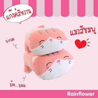 🐱💗แมวยิ้มสีโอรส (แก็งค์สีหวานนุ๊มนุ่ม) แบรนด์ Rainflower🐱💗