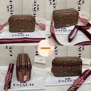 🟥หนังแท้🟥 MS เกรด1:1 กระเป๋าสะพายข้าง coach 9” 24cm