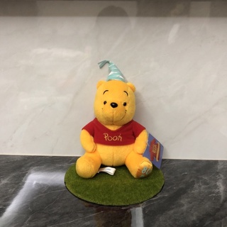 ตุ๊กตาหมีพูห์ Pooh ใส่หมวกสีเขียวอ่อน