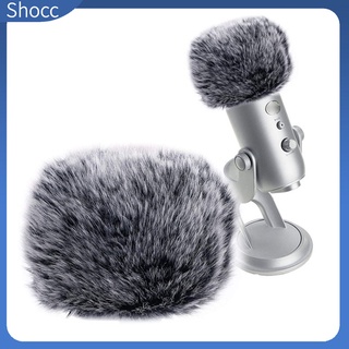 ปลอกคลุมไมโครโฟน สีฟ้า สําหรับ Blue Yeti Condenser XS