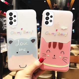 Compatible For Itel P36 Play Vision 1 Pro 1 Plus A58 A49 A56 P37 A37 A36 Vision 2S 2 Plus Infinix Smart 6 HD Hot 12 Play เคสโทรศัพท์มือถือ กันกระแทก ลายแมวฮิปโป