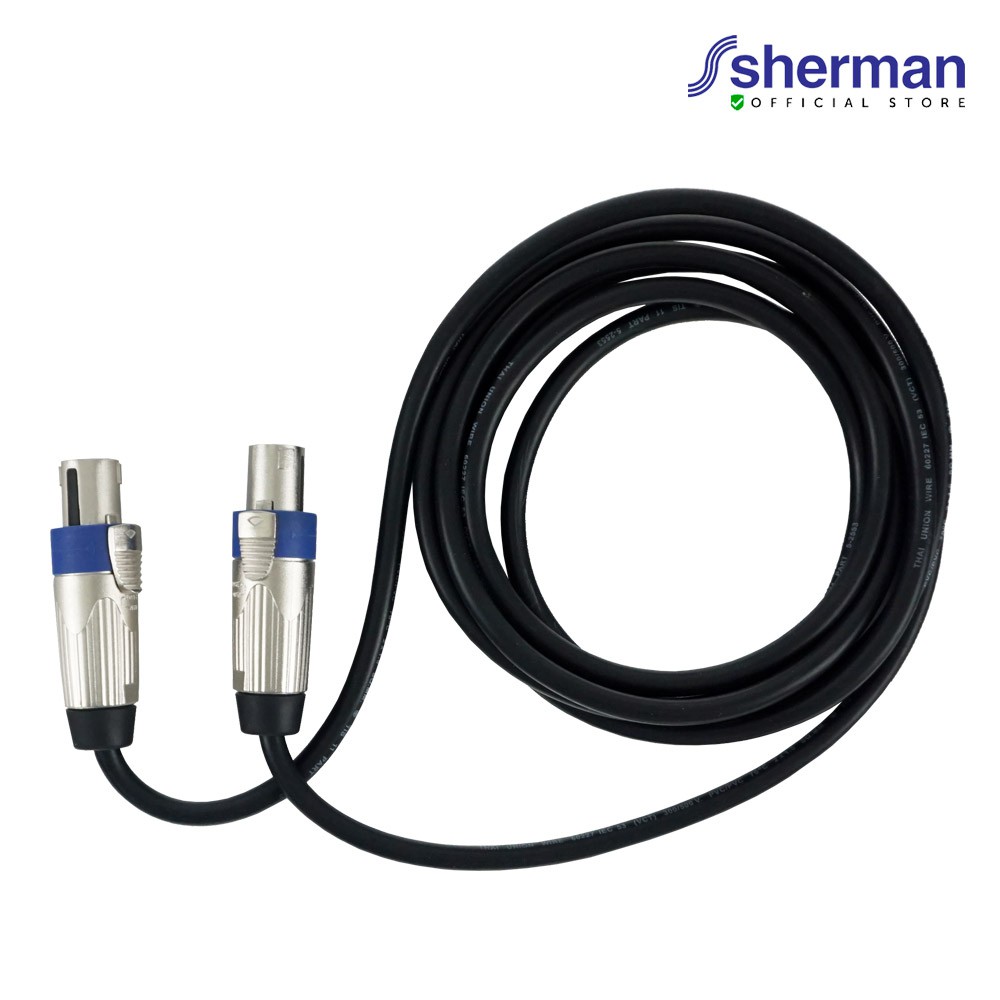 Sherman สายลำโพงกลางแจ้งสำเร็จรูป (Speakon / Banana) รุ่น SD-363