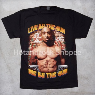 เสื้อวงสีดำ 2pac TDM 1850 Hotandrock