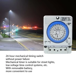 Timer Switch รุ่น TB388 ตัวตั้งเวลา ใช้กำลังไฟ12V/24V/220V DC/AC ไทม์เมอร์ ทามเมอร์ นาฬิกาตั้งเวลา 24 ชม