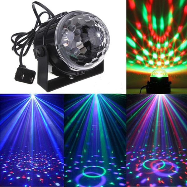 Disco light Led party light Magic Ball Lighting Remote LED Party Light LED ขนาดเล็ก RGB ไฟเวที ดิสโก