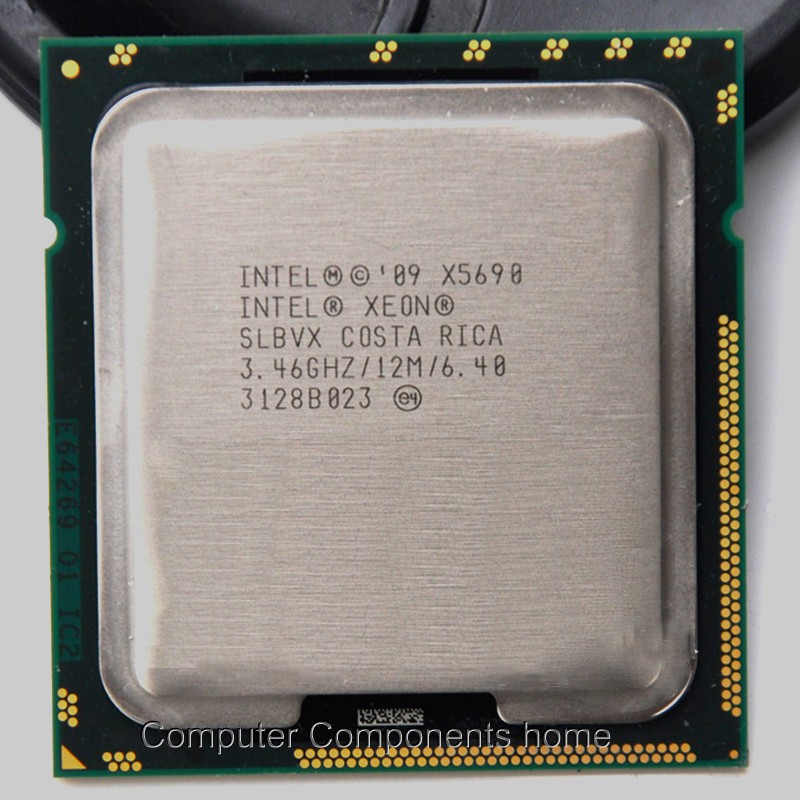 Intel Xeon X5650 X5660 X5670 X5675 X5680 X5679 X5687 E5649 E5645 cpu รองรับ X58 เมนบอร์ด 1366 พิน 02