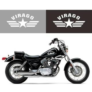 สติกเกอร์ ลาย Cool star virago สําหรับติดตกแต่งรถจักรยานยนต์ 1 ชุด