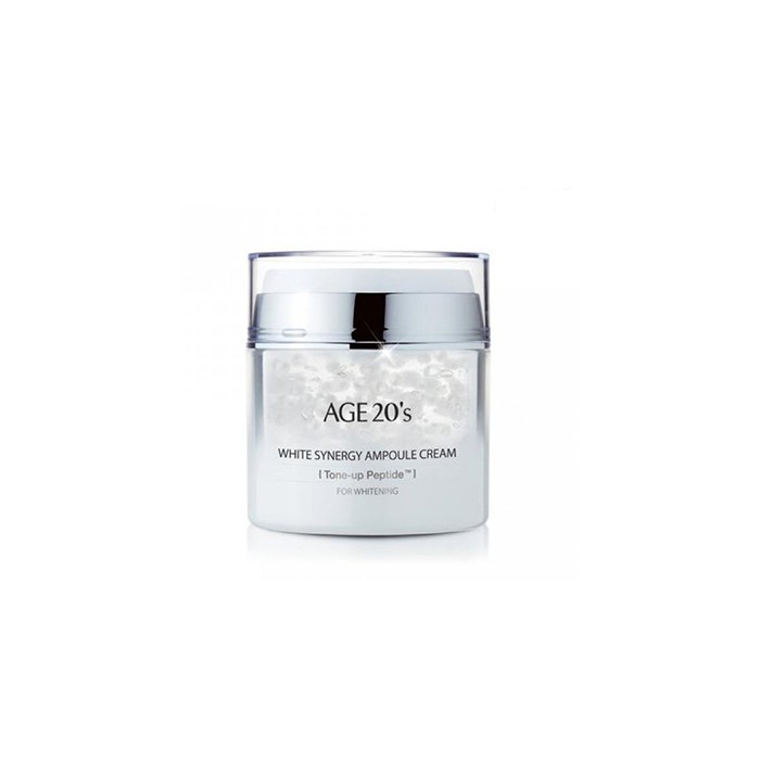 AGE 20s ครีมบำรุงผิวหน้าจากเกาหลี White synergy ampoule cream 50ml