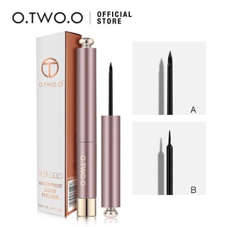 O.TWO.O อายไลเนอร์ กันน้ํา สีดํา ติดทนนาน สวมใส่ง่าย สําหรับผู้เริ่มต้นแต่งหน้า