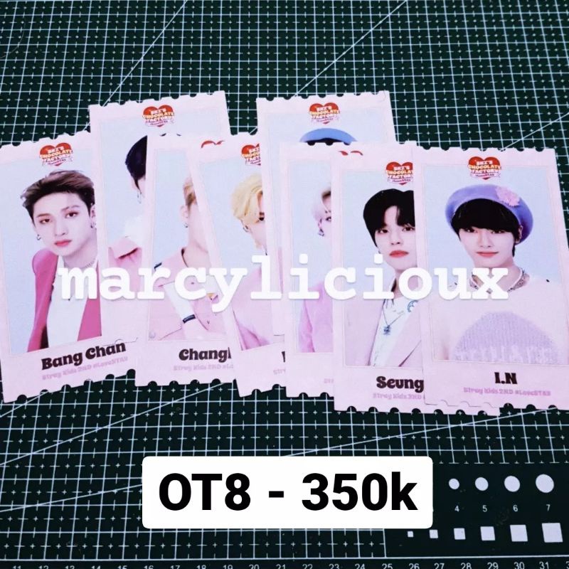 Pc โฟโต้การ์ด รูปภาพ ตั๋วเด็ก SKZ 2ND พัดลมระบายความร้อน CHOCO FACTORT OT8