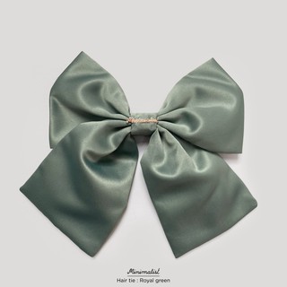 𝐌𝐈𝐍𝐈𝐌𝐀𝐋𝐈𝐒𝐓 hair tie (royal green) กิ๊บโบติดผม