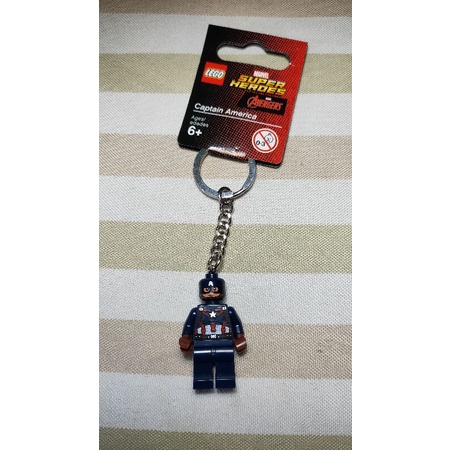 ของแท้ lego key chain MARVEL Super heroes Captain America [Gear 853593]