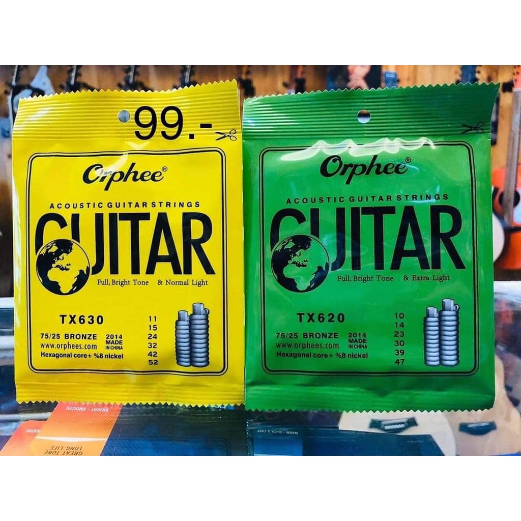 สายกีตาร์โปร่ง Orphee