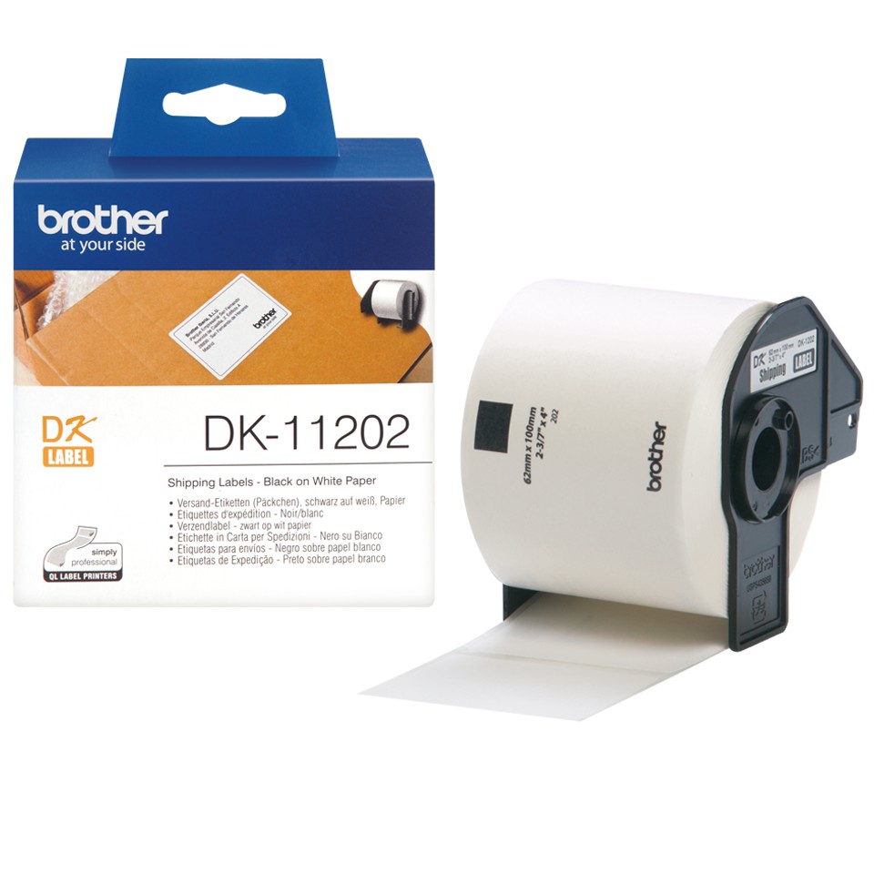 Brother DK-11202 300 กระดาษพิมพ์ฉลาก (62mm x 100mm) - สินค้าของแท้
