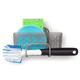OXO ที่วางฟองน้ำแขวนฝาผนัง ขนาดใหญ่ I OXO GG StrongHold Suction Sink Caddy ของแท้ 100%