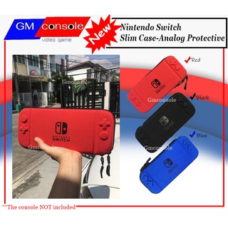 กระเป๋าNintendo Switch Slim Case พร้อมโลโก้ รุ่นสามารถป้องกันการกดทับปุ่ม ANALOG เกมสวิตซ์