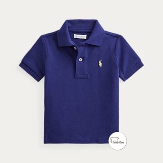 เสื้อโปโลเด็ก Polo Ralph Lauren สีน้ำเงินใหม่ ของแท้