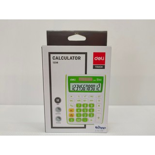 Deli 1238 Calculator เครื่องคิดเลขตั้งโต๊ะ