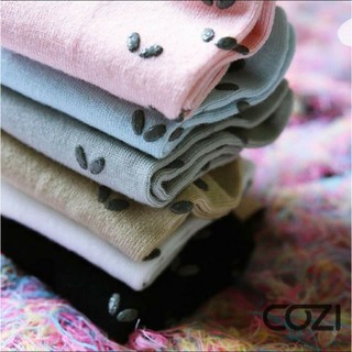 Cozi Co. ถุงเท้ากันลื่น สำหรับผู้ใหญ่ ผ้าหนานุ่ม ใช่ทนใช้นาน เลือกสีได้ แพ็ค 1 คู่ ถุงเท้าสุขภาพ ถุงเท้าใส่นอน