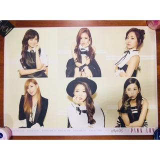 Poster Apink 5th Mini Album ‘Pink LUV’  ของแท้จากเกาหลี100%