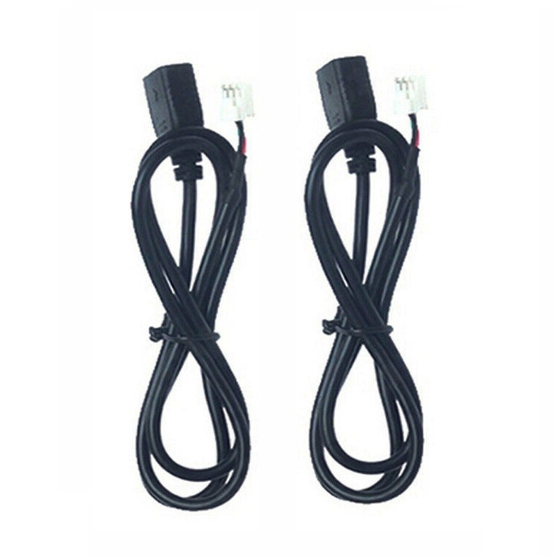 BS * รถเรือพอร์ต USB 4Pin + 6Pin Connector AUX Extension Cable Lead Mounting Panel 2x