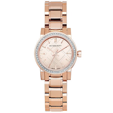 Burberry BU9225 ล้อมเพชร สีโรสโกลด์ พร้อมส่ง