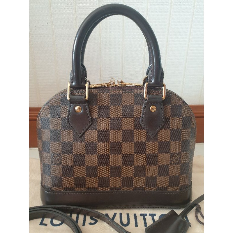 lv alma bb dc14 ภายในสีแดง สวยแท้100%