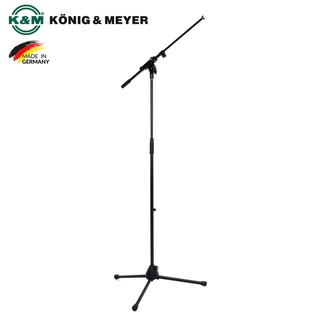 K&amp;M® 27195 Microphone Stand ขาตั้งไมค์ ขาตั้งไมโครโฟน แบบฐาน 3 ขา ปรับสูงได้ 90 - 160 ซม. ปรับความยาวแขนไมค์บูมได้ (Model: 27195-300-55) ** Made in Germany **