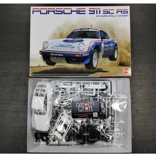 NUNU 1/24 PORSCHE 911 SC RS ’84 OMAN RALLY 1984 WINNER (โมเดลรถแข่ง Model DreamCraft)