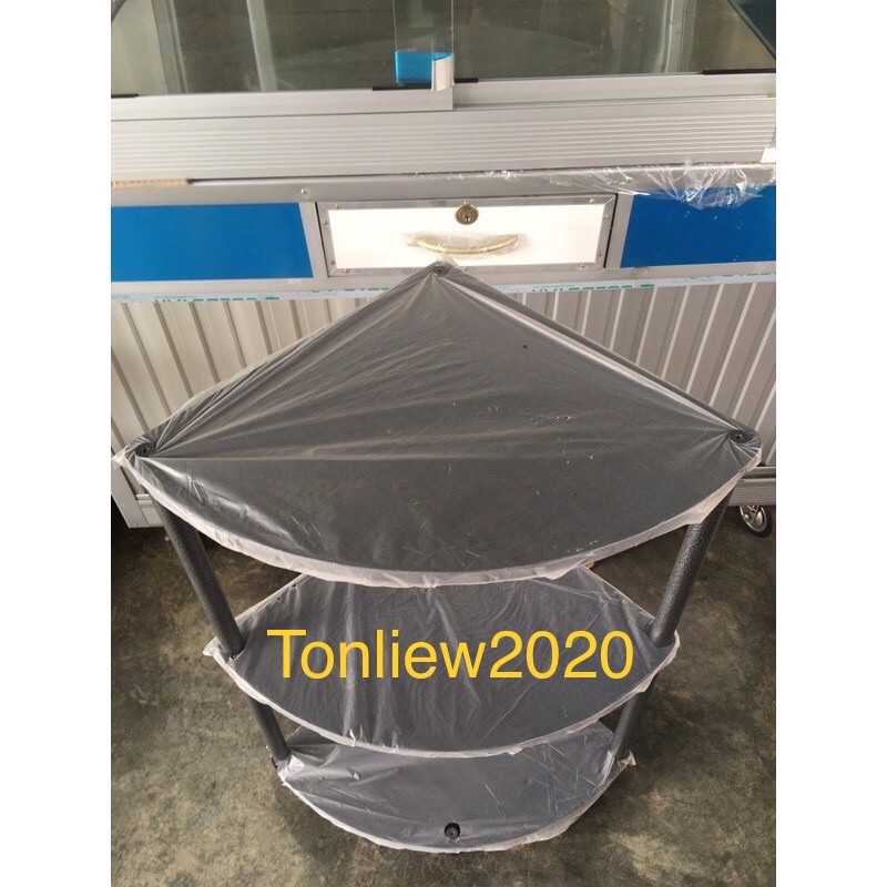 3ชั้นมุม ขาเหล็ก (S132)