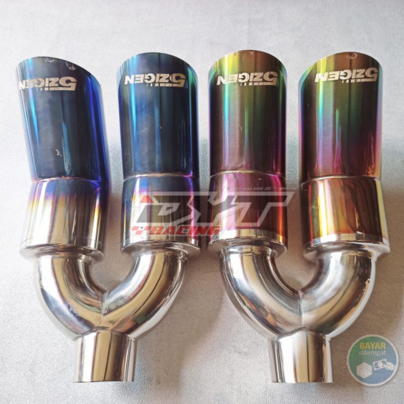 5ZIGEN RAINBOW และ BLUE ท่อไอเสียรถยนต์ AVANZA JAZZ BRIO XENIA CRV ACCORD APV BRV CITY YARIS DL