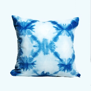 Shibori Indigo Pillow Cover ปลอกหมอนอิง มัดย้อม ปลอกหมอนสไตล์ญี่ปุ่น