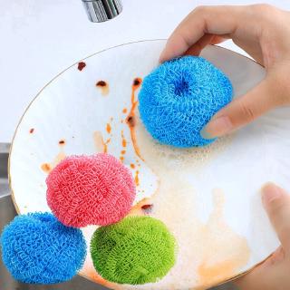 Kitchen Cleaning Ball Nano Fiber Brush Cleaning Brush Magic Dishwasher Scrubber Ball