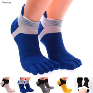 STYLEF-~Socks Comfy Five Toe Pure Sports Sockings Finger Socks Trainer Durable-【STYLEF-Fashion】