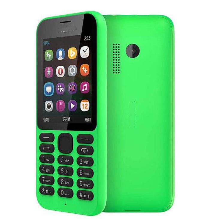 โทรศัพท์มือถือ  โนเกียปุ่มกด NOKIA PHONE 215 (เขียว)  จอ 2.4นิ้ว 3G/4G ลำโพงเสียงดัง รองรับทุกเครือข่าย 2021 ภาษาไทย