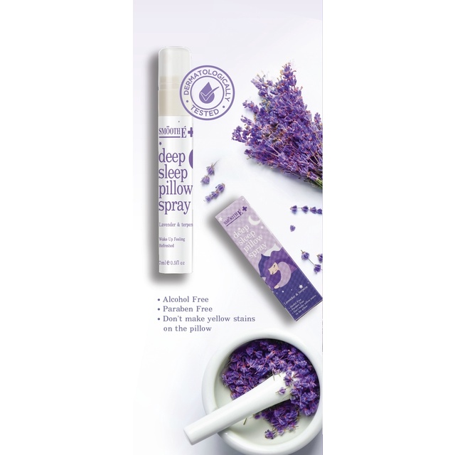 Smooth E สเปรย์ฉีดหมอน Deep Sleep Pillow Spray 7 Ml.ช่วยให้นอนหลับได้ดีขึ้น ผ่อนคลาย ลดความตึงเครียด สมูทอี[แพ็ค 3] - รูปที่ 3
