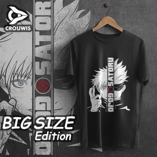 เสื้อยืดผ้าฝ้าย เสื้อยืดแขนสั้น ผ้าฝ้าย พิมพ์ลายอนิเมะ gojo satoru jujutsu kaisen satoru gojo satoru gojou สําหรับผู้ชาย