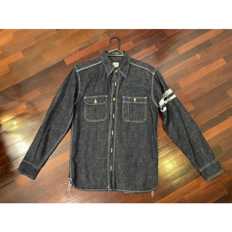 Momotaro Jeans Shirt Black 8oz