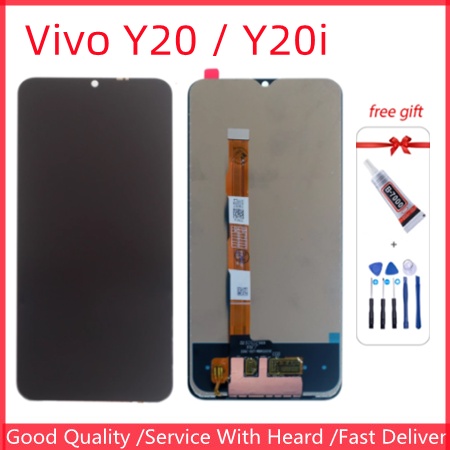 6.51 "สําหรับVIVO Y20 Y20s Y20iจอแสดงผลLCD Touch Screen Digitizer Assembly V2029 V2027 V2043 V2048 V