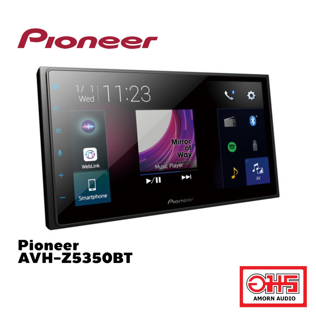 [โค้ด 88LIFEA3 ลด500 ] PIONEER DMH-Z5350BT วิทยุติดรถยนต์ 2 DIN รองรับ Android Auto / Apple Car Play AMORNAUDIO
