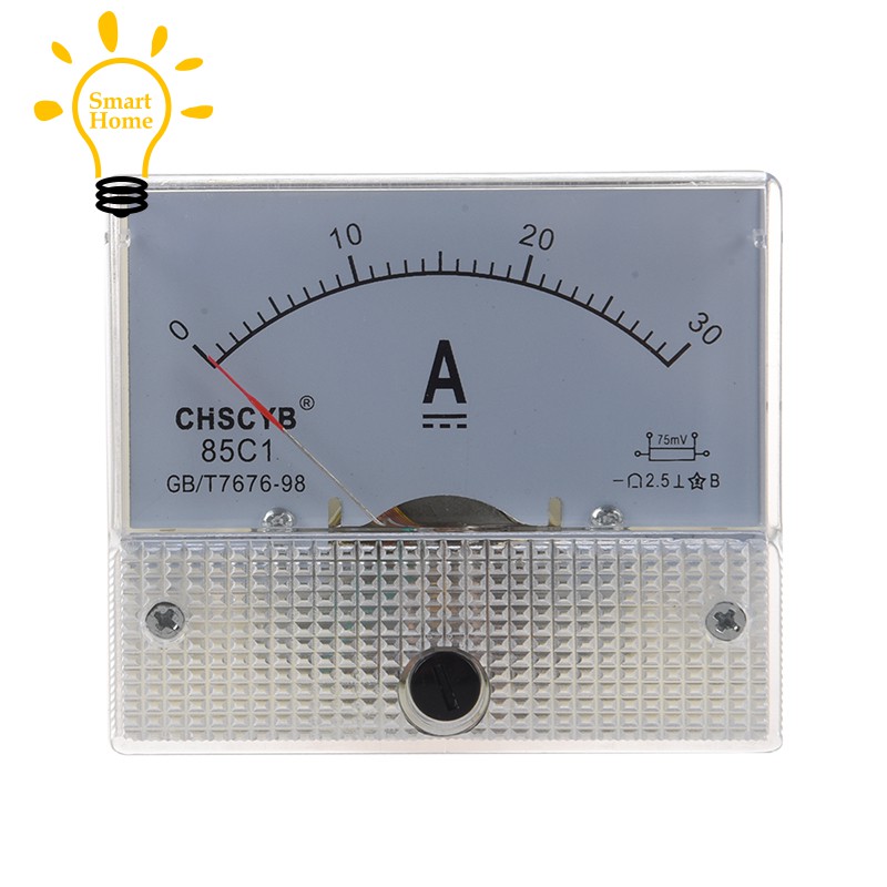 Business, Office & Industrial Ammeters DC 5A Analog Panel AMP Current