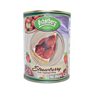 Osterberg Canned ฟรุ้ตทอปปิ้งแอนด์ฟิลลิ่งสตรอเบอรี่ 35% 620G